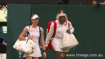 Serena's Wimbledon comeback derailed by young Aussie