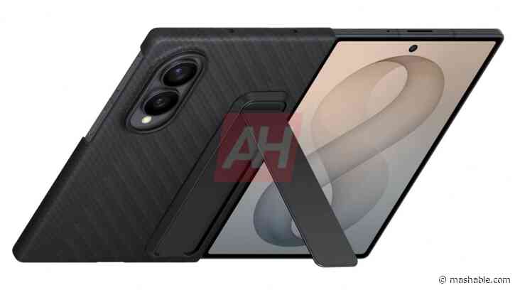 Samsungs new wide foldable phone revealed in leaked images