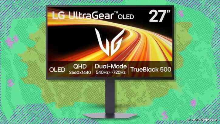 The 27-inch LG UltraGear gaming monitor gets a $300 price cut at Amazon — buy now for under $700
