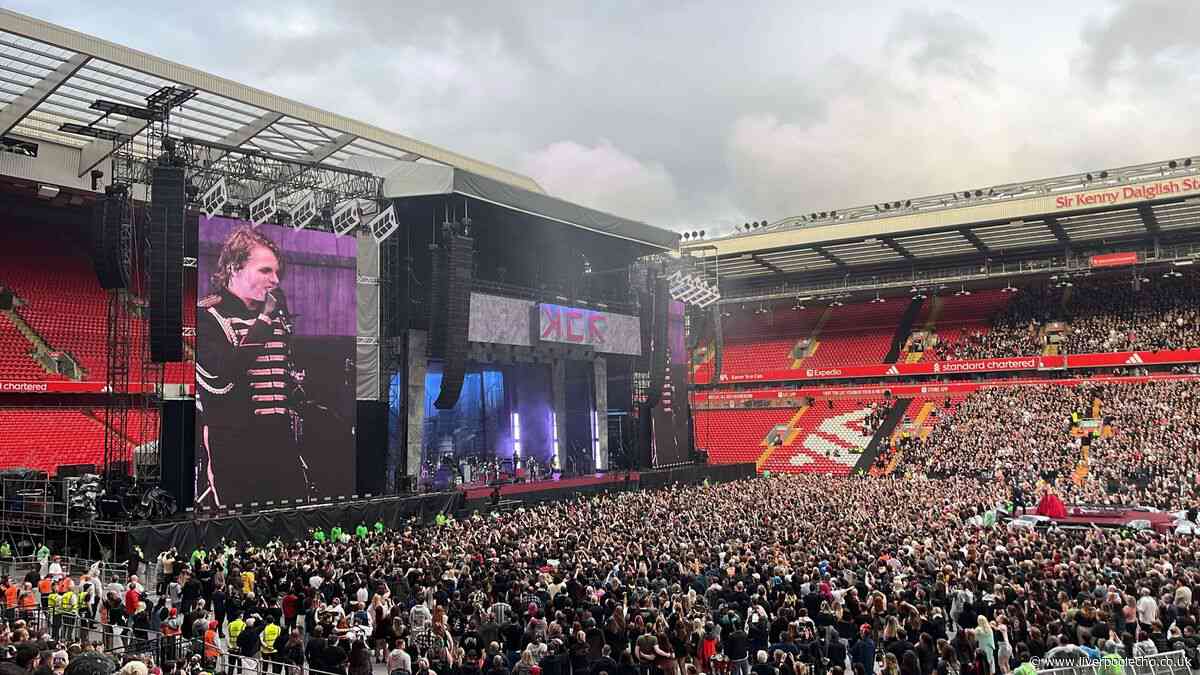 My Chemical Romance message to Liverpool after 'extra fun' night in Anfield