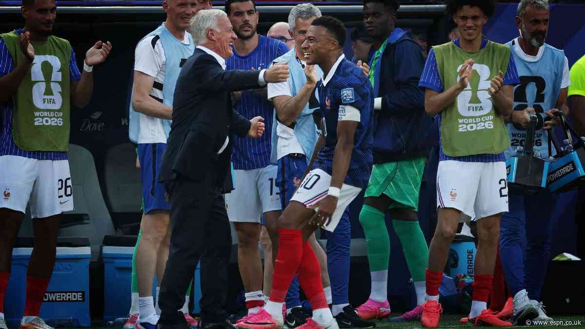 Mbappé sets record to lead France past Sweden