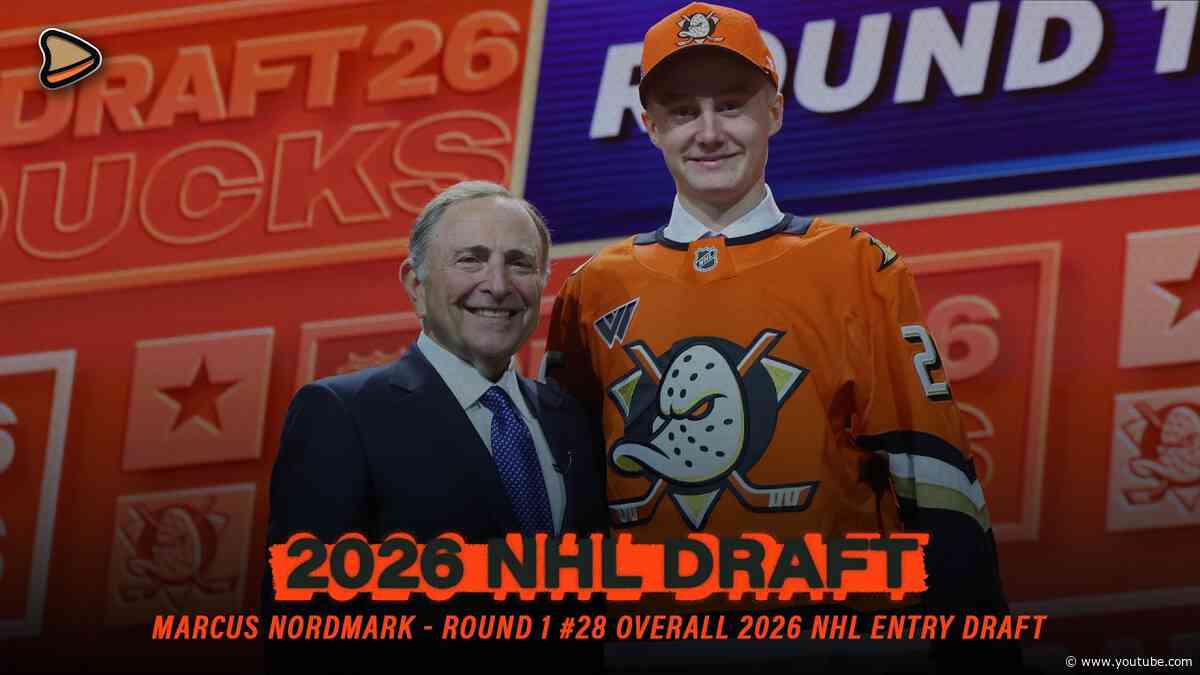 2026 Anaheim Ducks Draft Marcus Nordmark Interview | Ducks Stream