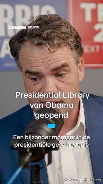 Presidential library van Obama geopend | RTL Nieuws