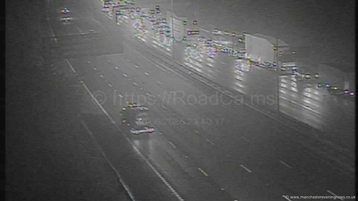 M60 Prestwich traffic LIVE: Major motorway shut due to police incident with miles of congestion