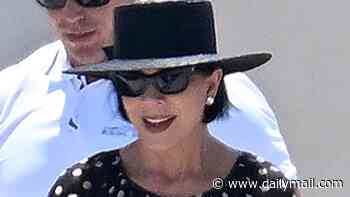 Kris Jenner, 70, and Oprah Winfrey, 72, kick off lavish girls trip in Spain... one year after they sailed on David Geffen's luxury superyacht together