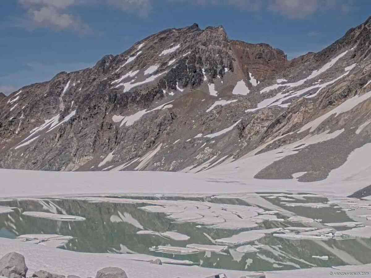 Glacial lake outburst triggers flooding northeast of Pemberton