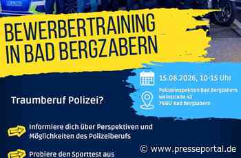POL-PDLD: Fit für die Polizei? Bewerbungstraining in Bad Bergzabern