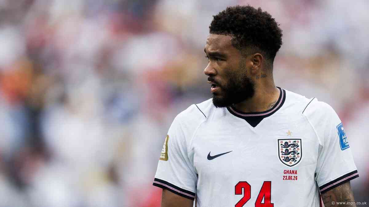 James, Quansah out of England-Congo DR at WC