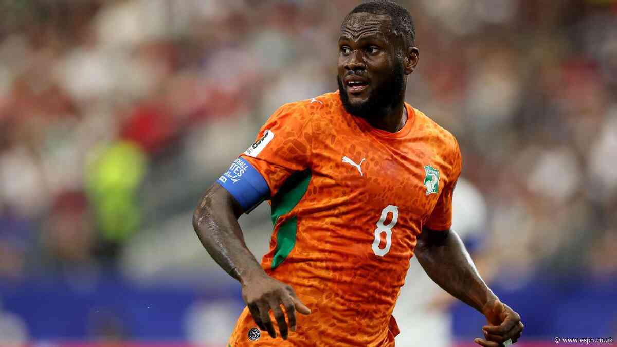 Kessié hints at int'l retirement after WCup exit