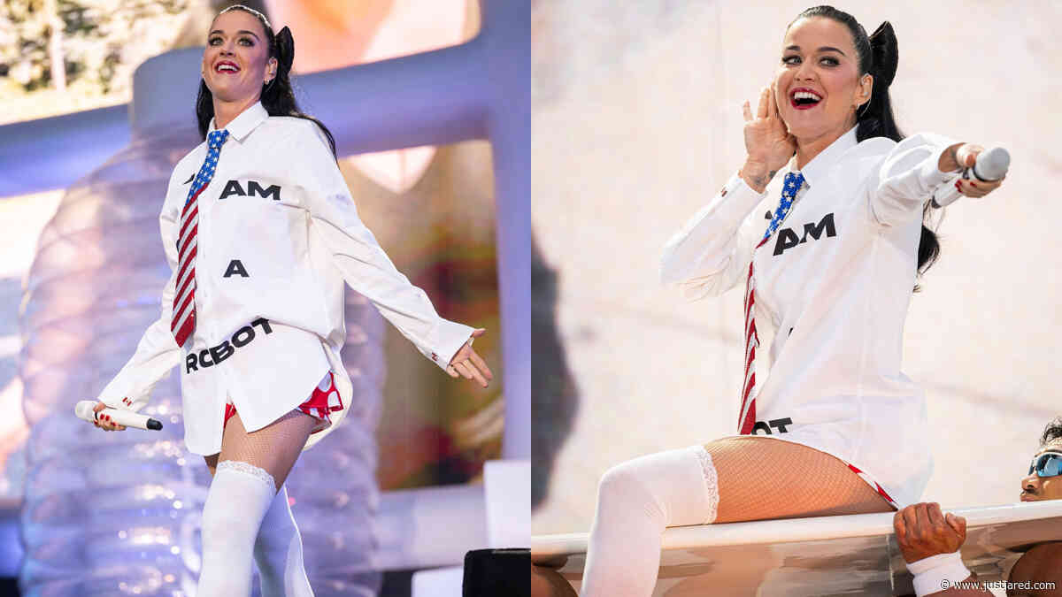 Katy Perry Performs at Cardiff Castle During Wales Stop on Out of Office Tour