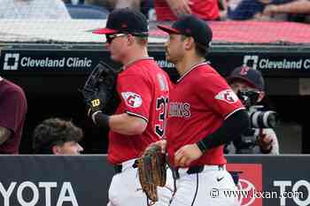 Guardians rookie OF Ingle loses track of outs, tosses ball into the stands to give Rangers lead