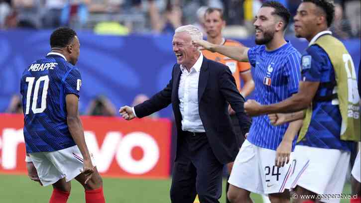 Deschamps: "Mbappé me conmovió cuando me dedicó el gol"
