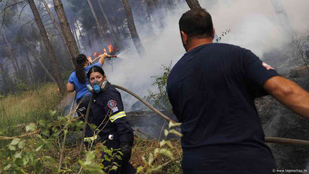 Zwei Tote bei Waldbrand in Griechenland