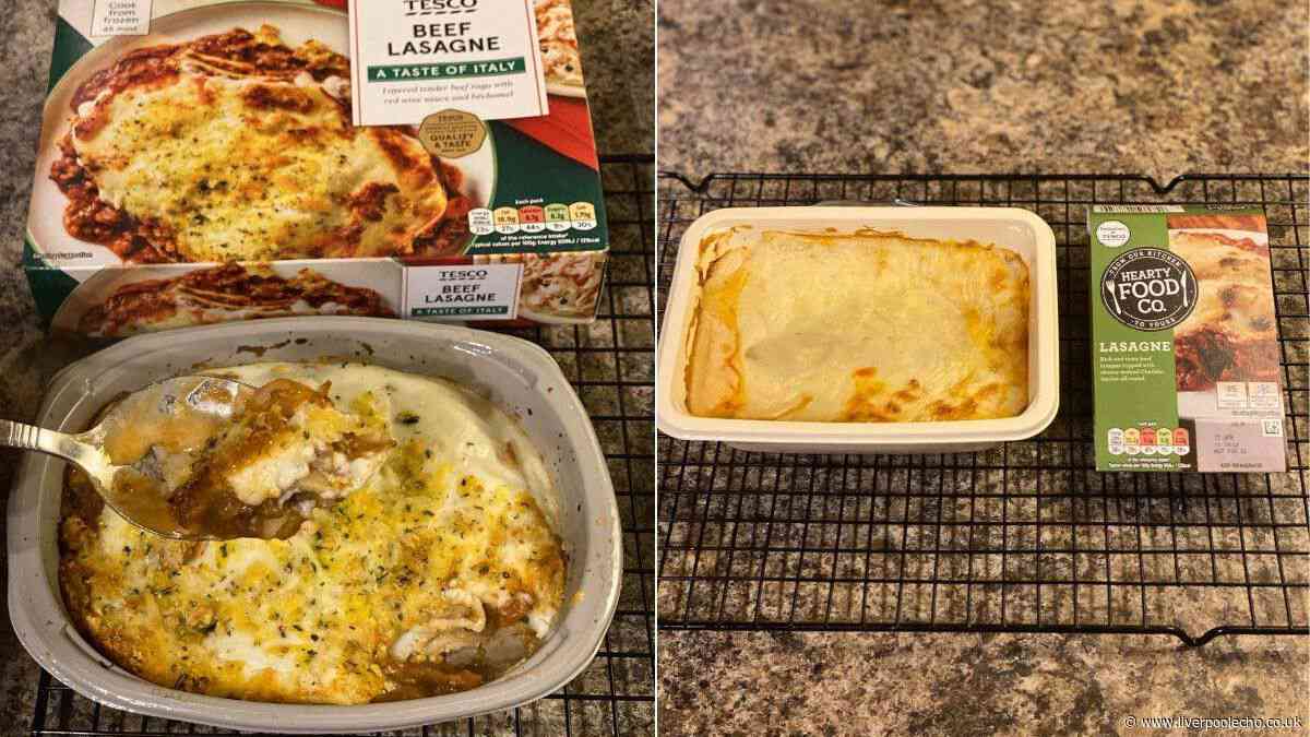 I tasted 6 frozen and chilled lasagne ready meal from Tesco – the tastiest was £3.50