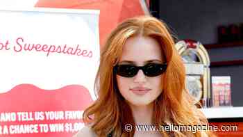Madelaine Petsch is a polka dot princess in daring plunge top