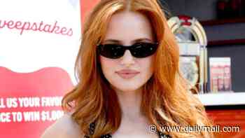 Riverdale star Madelaine Petsch stuns in plunging top after dishing on cast hookup rumors