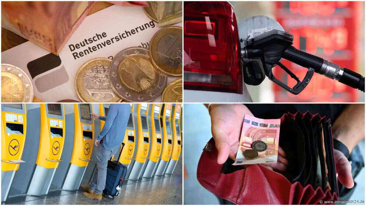 Tanken, Rente, Minijob, Flugtickets: Das ändert sich zum 1. Juli