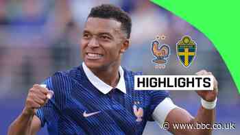 Mbappe scores twice as France dominate Sweden