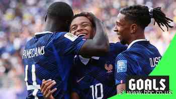 Mbappe scores twice against Sweden for France