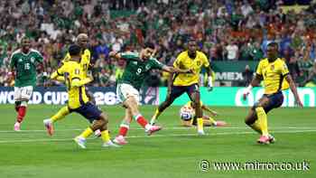 World Cup LIVE: Mexico set up potential England clash as Arsenal star gets unbelievable red card