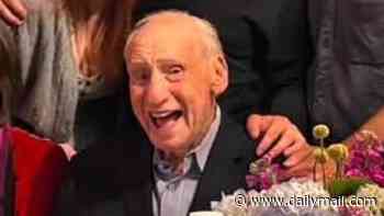 Comedy icon Mel Brooks grins from ear-to-ear as he turns 100 and joins Dick Van Dyke as Hollywood centenarian