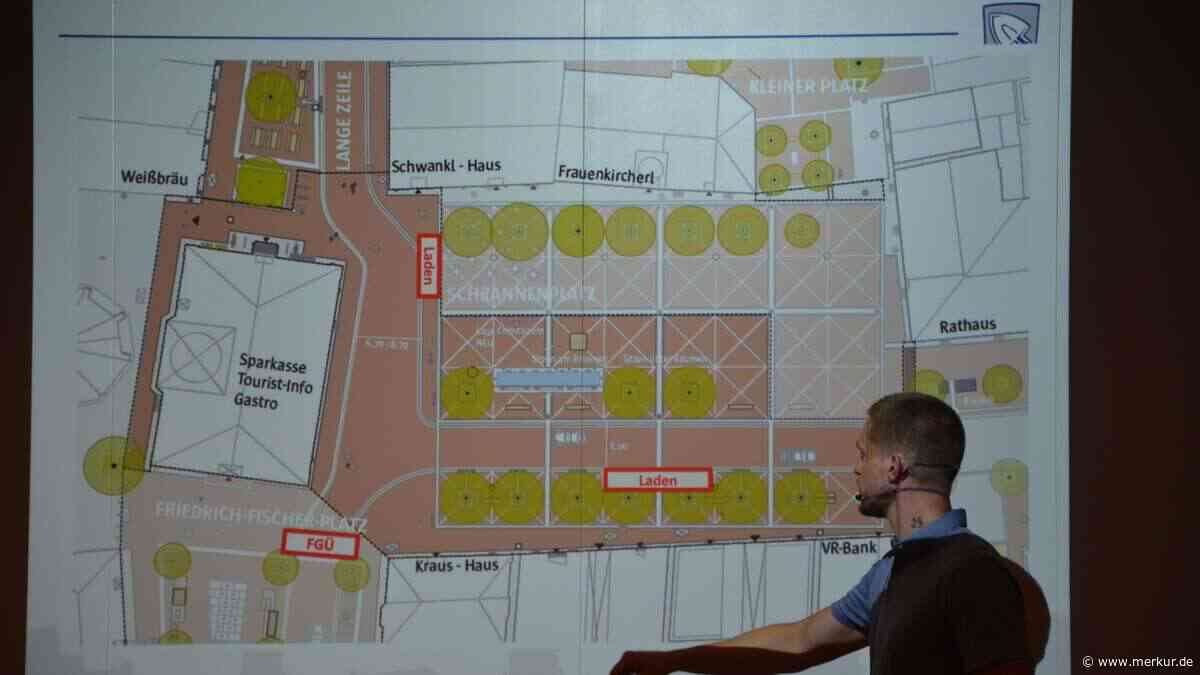 Schrannenplatz bekommt mehr Bäume und größeren Brunnen