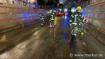 Gilching: 50 Liter Regen in einer Stunde – Feuerwehr fällt der Strom aus