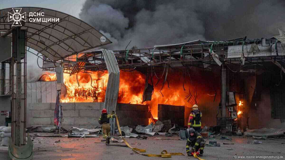 Russland beschießt Tankstellen in der Ukraine