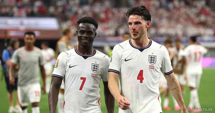 Arsenal star Declan Rice could be England’s World Cup solution at right-back