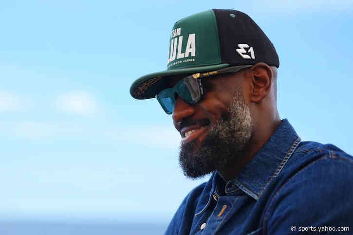 LeBron James seen hanging poolside in first post as free agent
