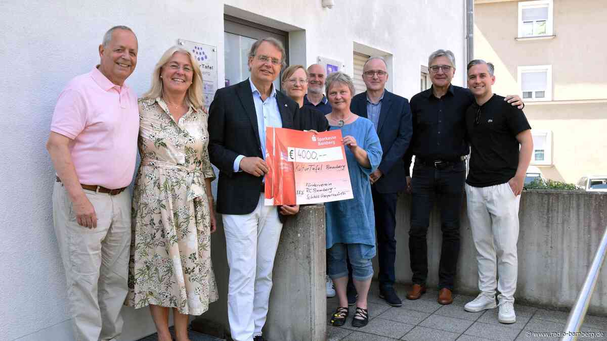 Rotary Club unterstützt KulturTafel Bamberg mit 4.000 Euro
