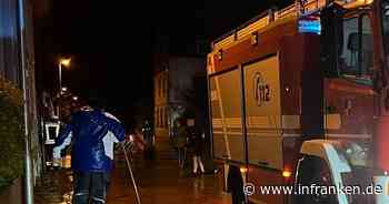 Unwetter in Franken fordert Feuerwehren - "Starkregen und Überflutungen"