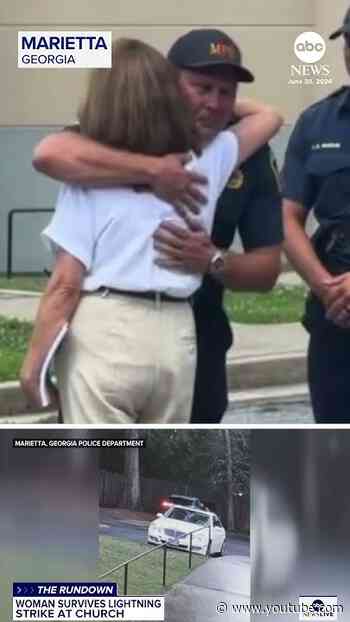 Woman survives lightning strike outside Georgia church