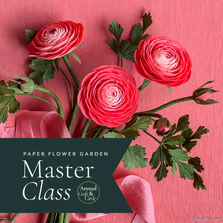 Crepe Coral La Belle Ranunculus—Master Class Workshop