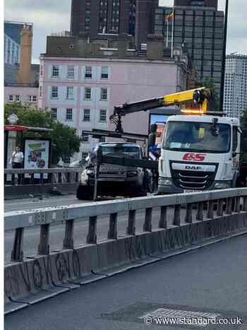 Waterloo Bridge closed in both directions after major crash