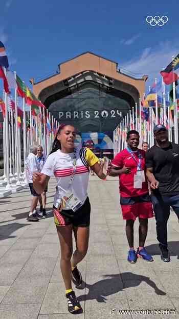 Wish we could rewind to #Paris2024. 🥹 Did you spot your country?#Olympics #LetsMove