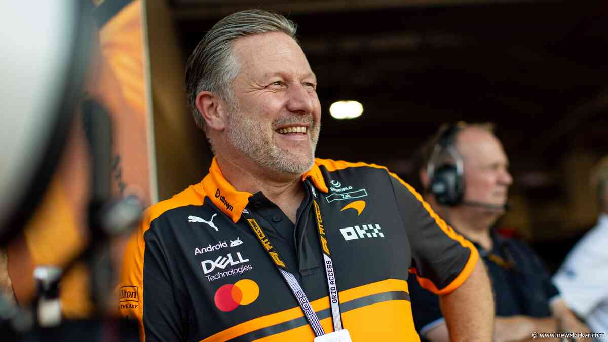 McLaren-baas Zak Brown gaat slim om met beladen vraag over Max Verstappen en verlaat radiostudio