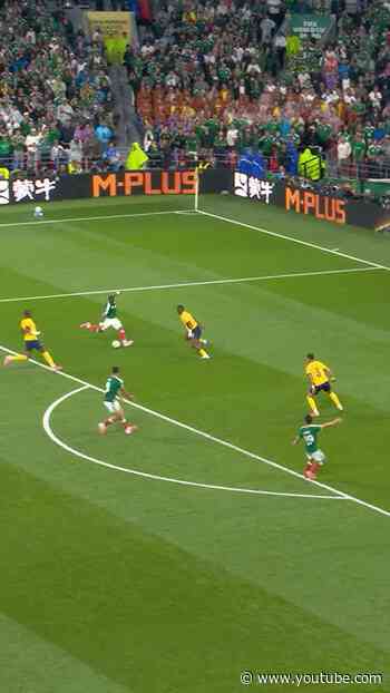 Quiñones scores Mexico’s first goal against Ecuador ⚽️ #FIFAWorldCupOnYT