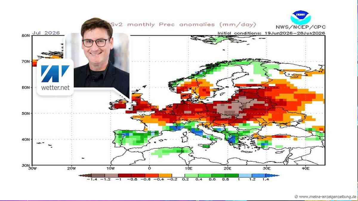 Nach Allzeitrekord im Juni: Wettermodelle mit Doppelprognose für den weiteren Sommer