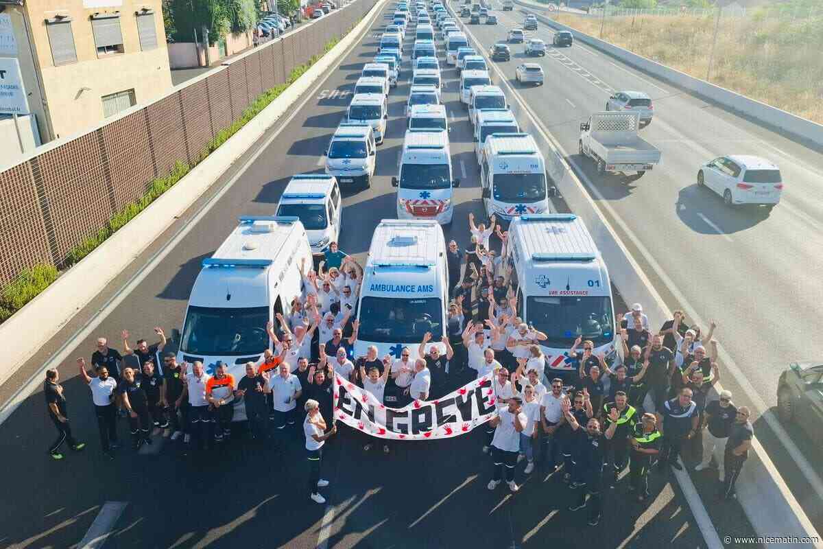 Opération escargot et grève des ambulanciers du Var : les manifestants devraient se diriger vers le centre-ville de Toulon