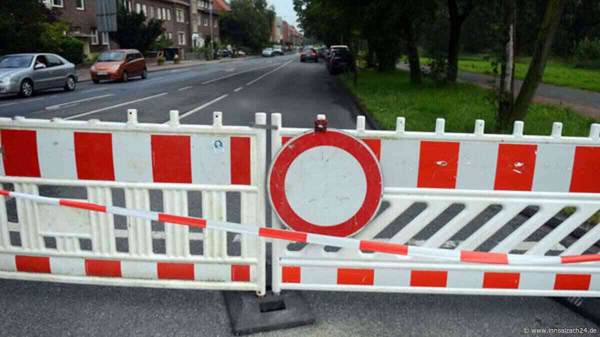 Vollsperrung für Betonarbeiten: Badhöringer Straße in Burghausen am Freitag voll gesperrt