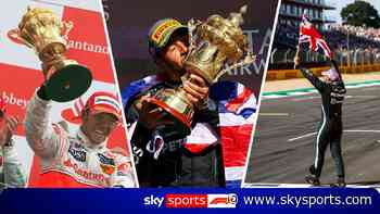 All NINE of Hamilton's record-breaking British GP wins