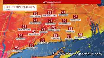 Very hot day on tap with feels-like temps over 100