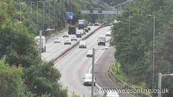 M4 crash causing delays for drivers - live updates