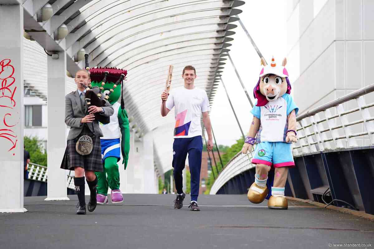 King’s Baton begins Scottish tour in Glasgow ahead of Commonweath Games