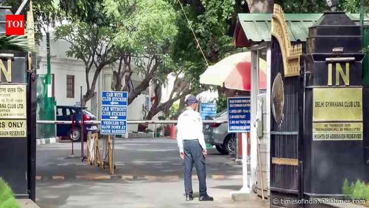 Centre issues show cause notice to Delhi Gymkhana Club in eviction proceedings