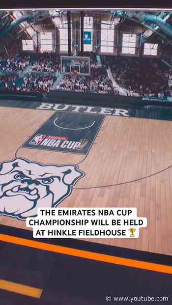 The @emirates NBA Cup championship will be held at Hinkle Fieldhouse 🏆