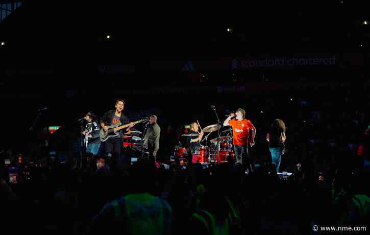 Watch My Chemical Romance dust off ‘Save Yourself, I’ll Hold Them Back’ at Anfield and pay homage to Liverpool FC