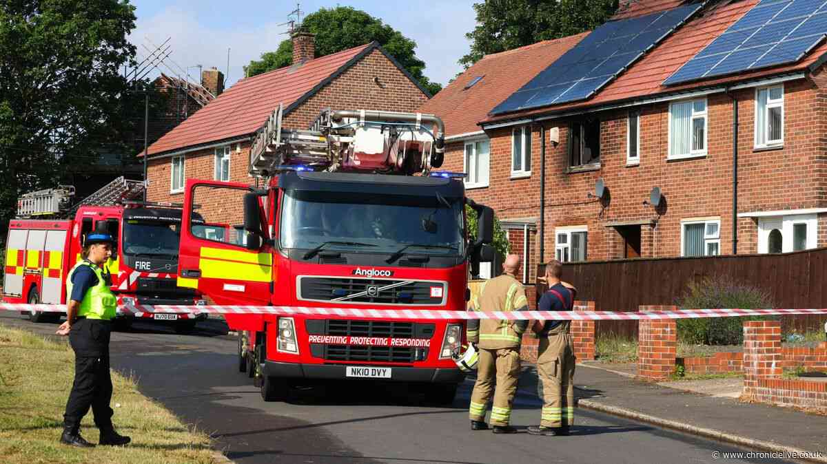 North Shields house fire LIVE: Updates as 'persons' rescued by firefighters and investigation launched