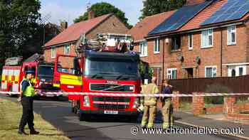 North Shields house fire LIVE: Updates as 'persons' rescued by firefighters and investigation launched